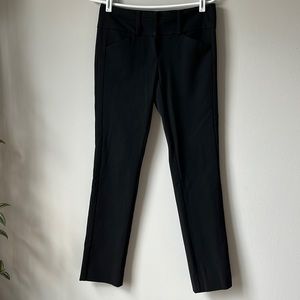 New York & Company Black Straight Leg Stretch Dress Pants